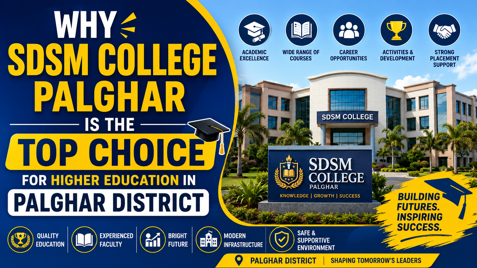 Why SDSM College Palghar is the Top Choice for Higher Education in Palghar District