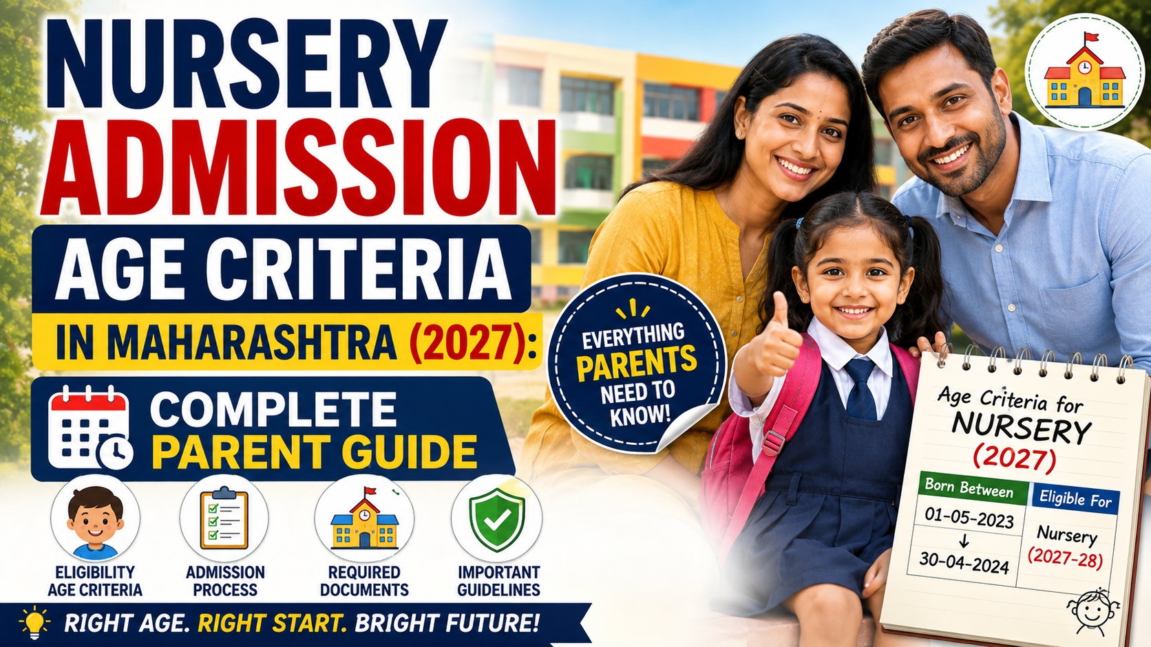 Nursery Admission Age Criteria in Maharashtra (2027): Complete Parent Guide