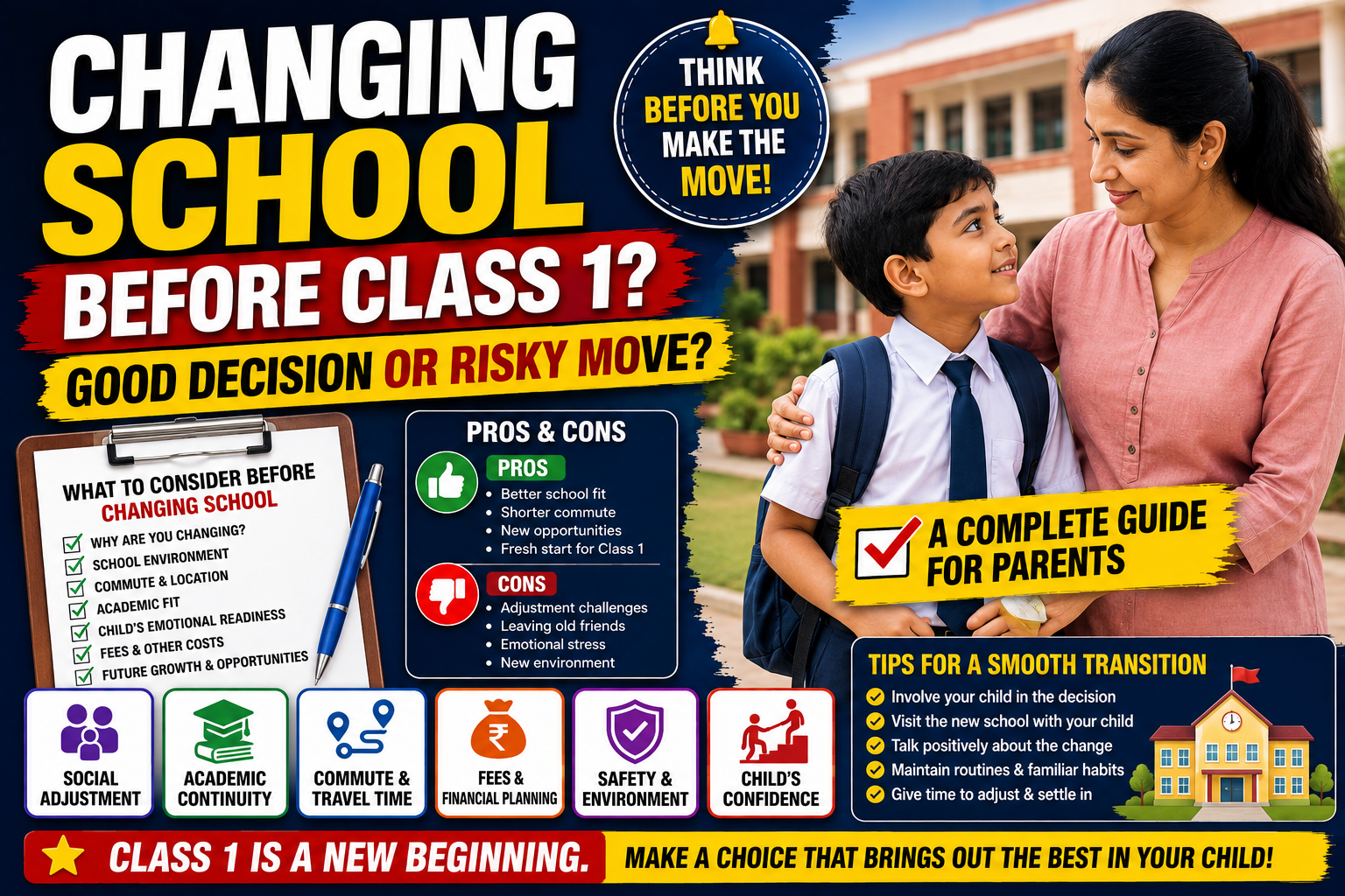 Changing Schools Before Class 1: Good Decision or Risky Move? A Parent's Guide