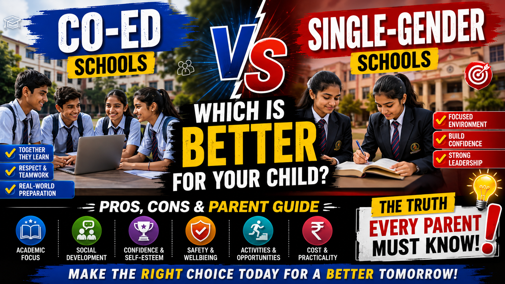 Co-Ed vs Single-Gender Schools: Pros, Cons & Parent Guide in 2027