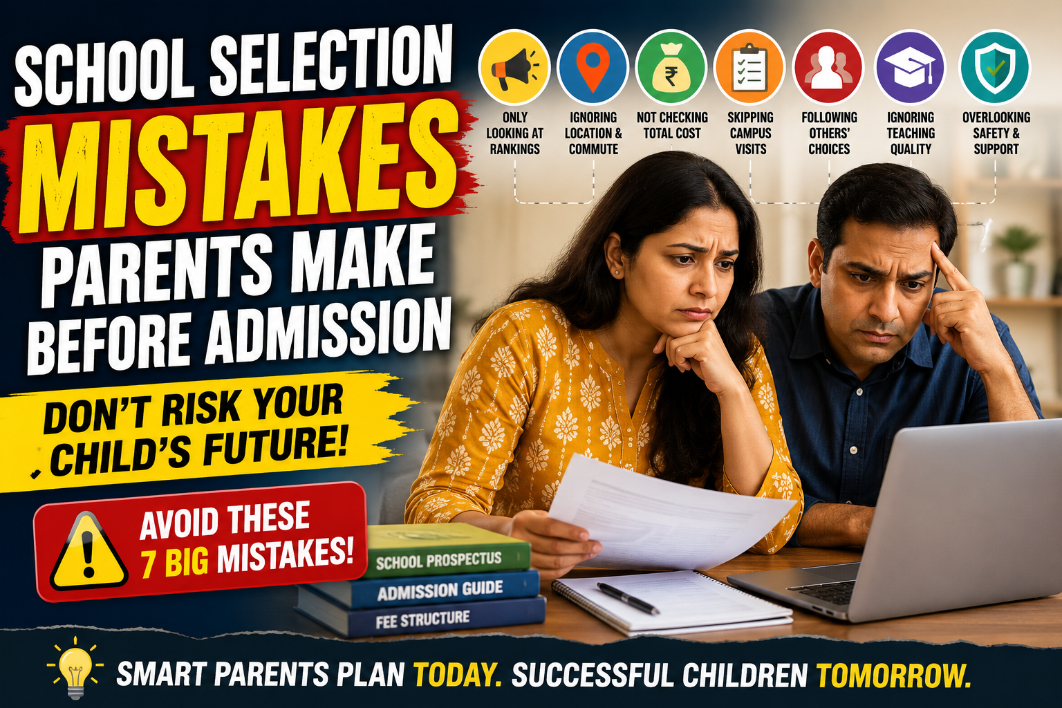 School Selection Mistakes Parents Make Before Admission 2027: 12 Costly Errors to Avoid