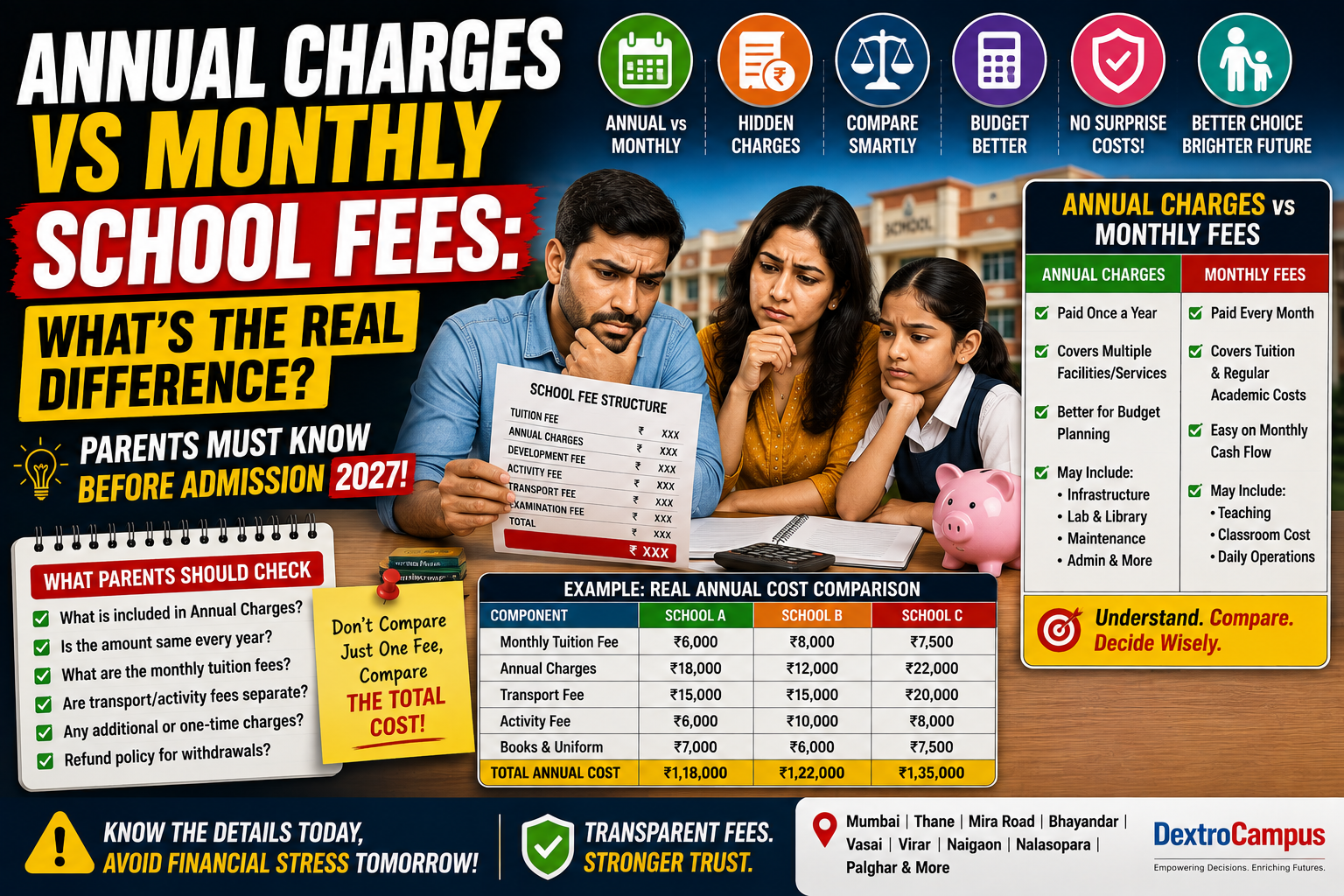Annual Charges vs Monthly School Fees 2027: What Is the Real Difference?