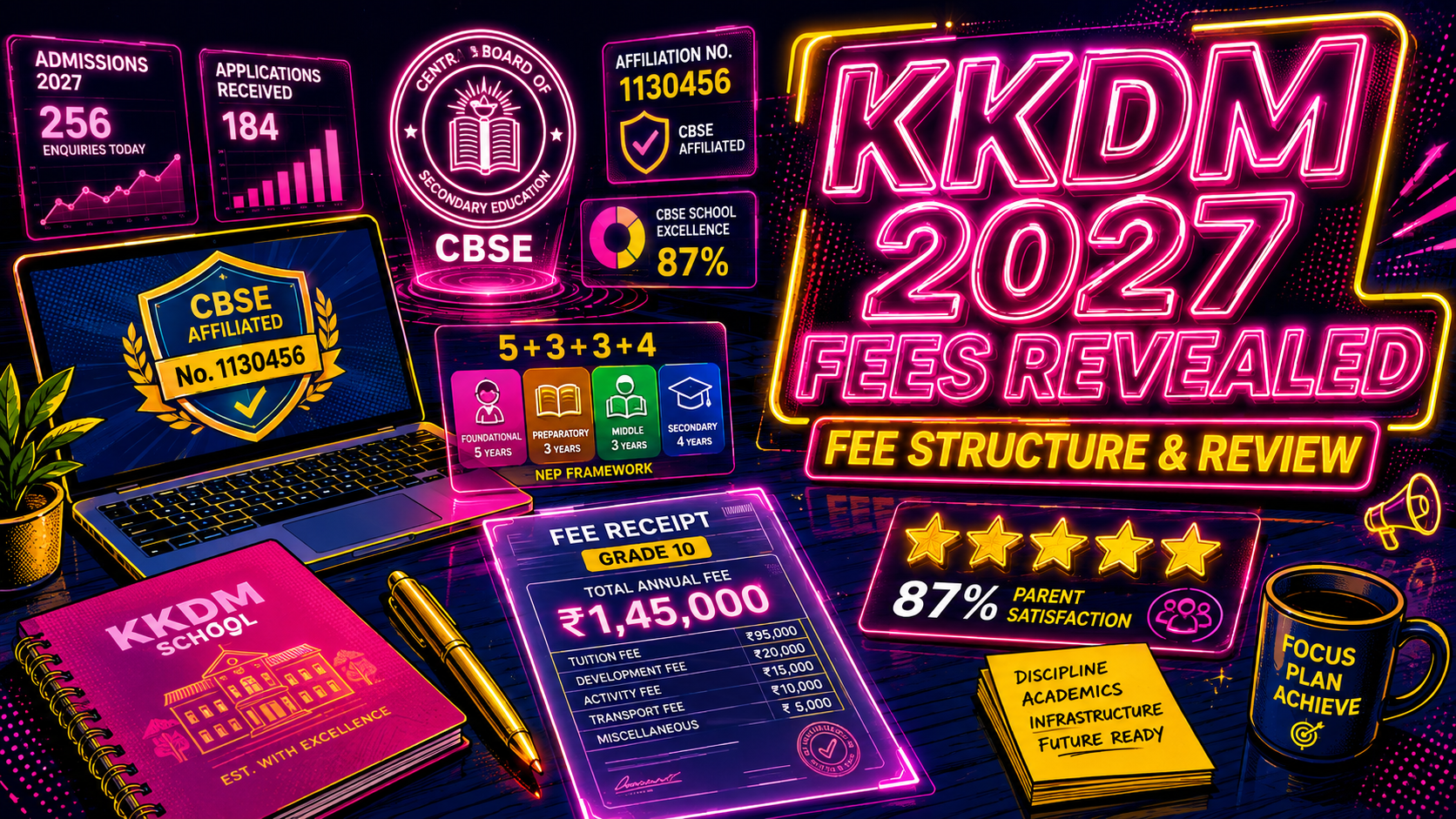 KKDM School 2027 Fees, CBSE Affiliation & Parent Review