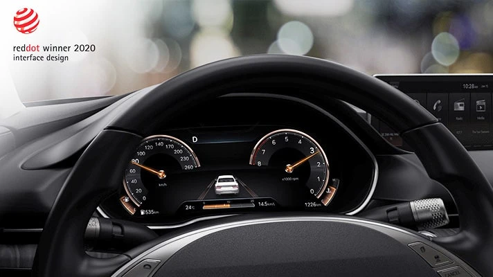 대화면 클러스터 GUI개발 (19년) gallery image 2