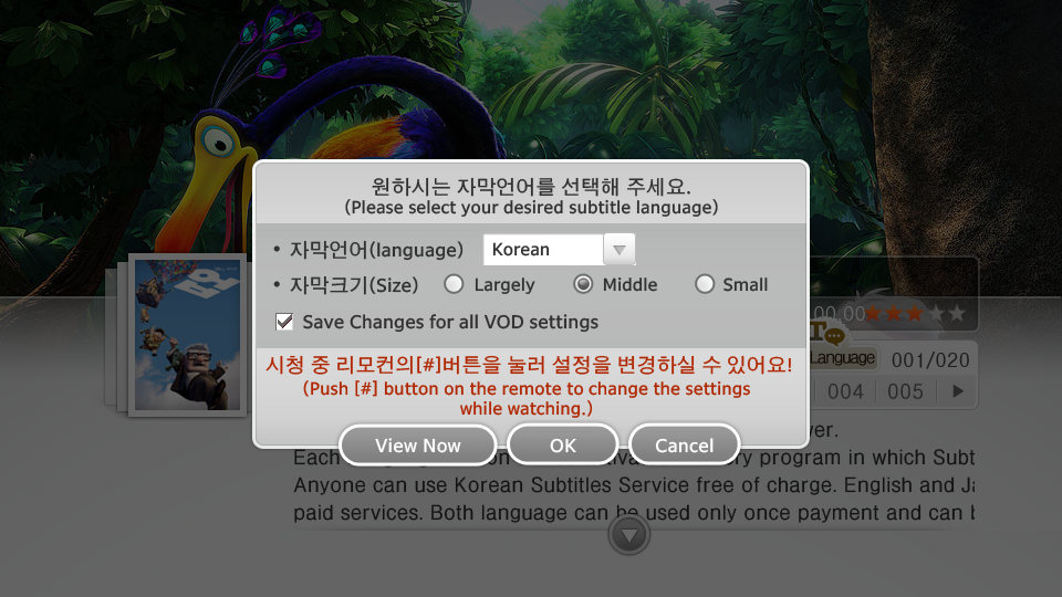 다중자막시스템 UI Dsign 개발 gallery image 1