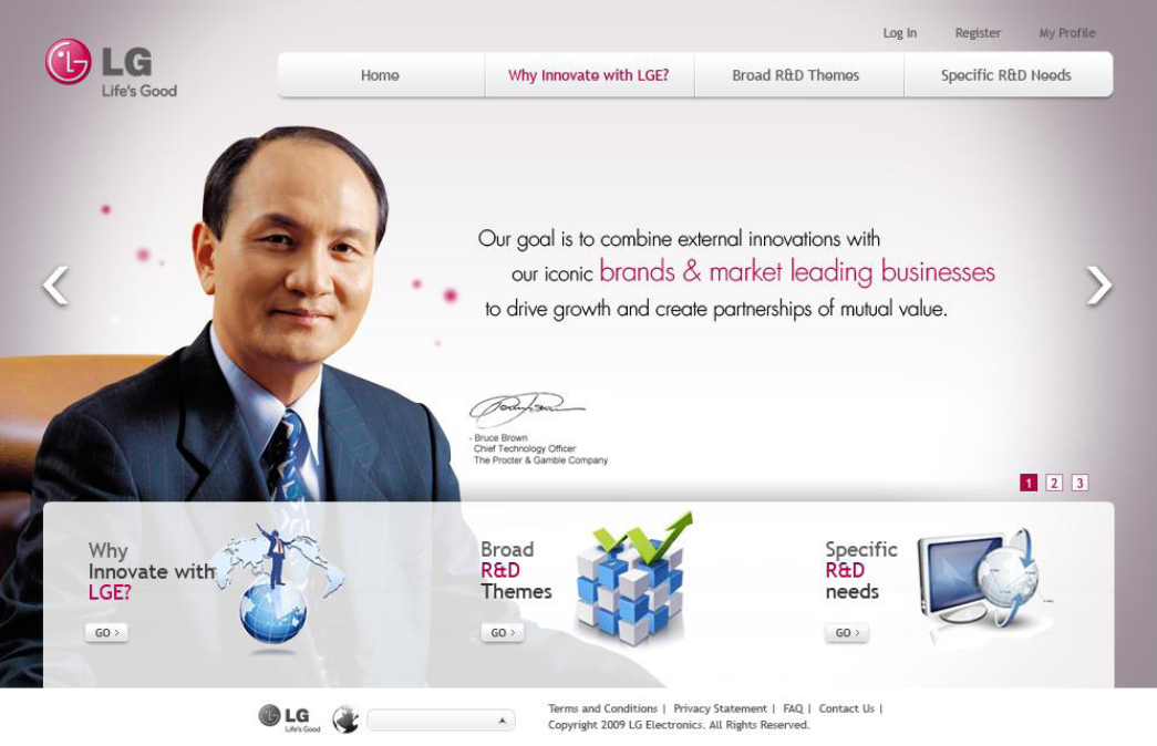 OPEN INNOVATION PORTAL SITE 개발