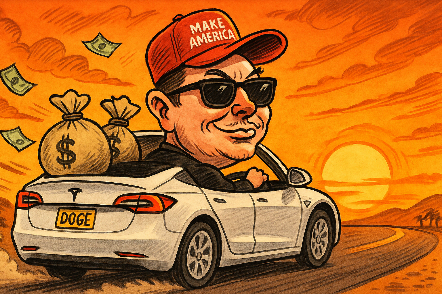 DOGE quietly disbands and vanished after eight months of "cutting waste" by front man Elon Musk, who conveniently had investigations into his businesses dropped through the dilution of the federal workforce.