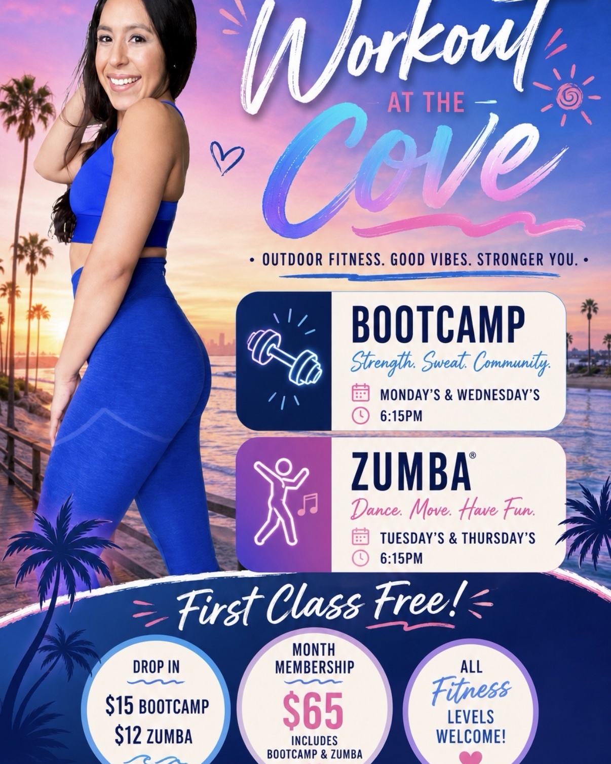 Zumba & Bootcamp at the Cove