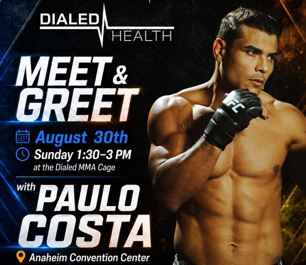 Meet & Greet with Paulo Costa at Anaheim Fit Expo