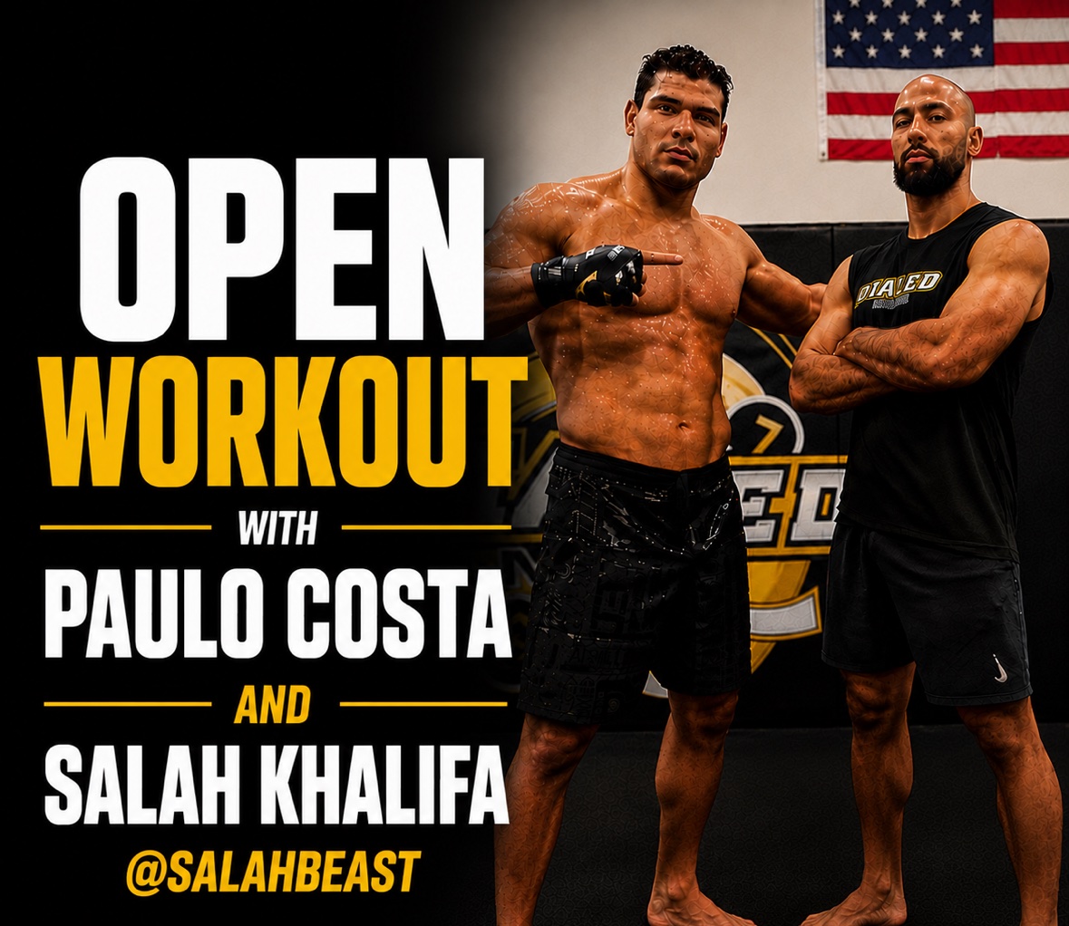 OPEN WORKOUT WITH PAULO COSTA