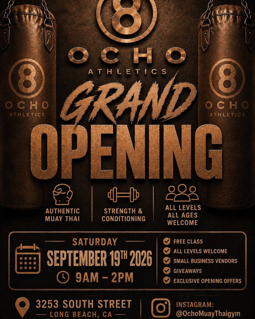 Ocho Muay Thai Gym Grand Opening 🚨🥊