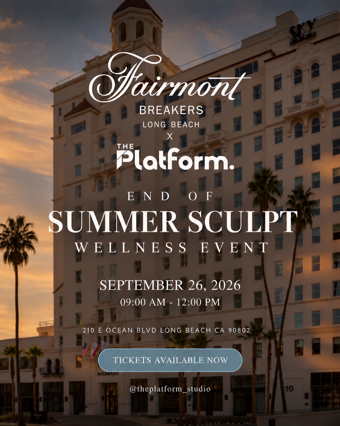 Fairmont Breakers x The Platform End of Summer Sculpt Wellness Event — image 1 of 2