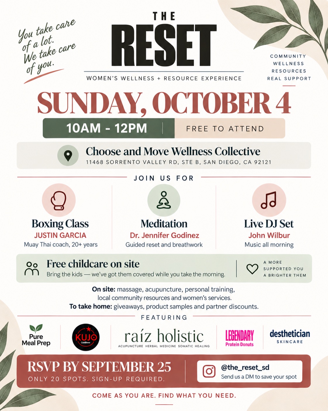 Women’s Wellness + Resource Experience