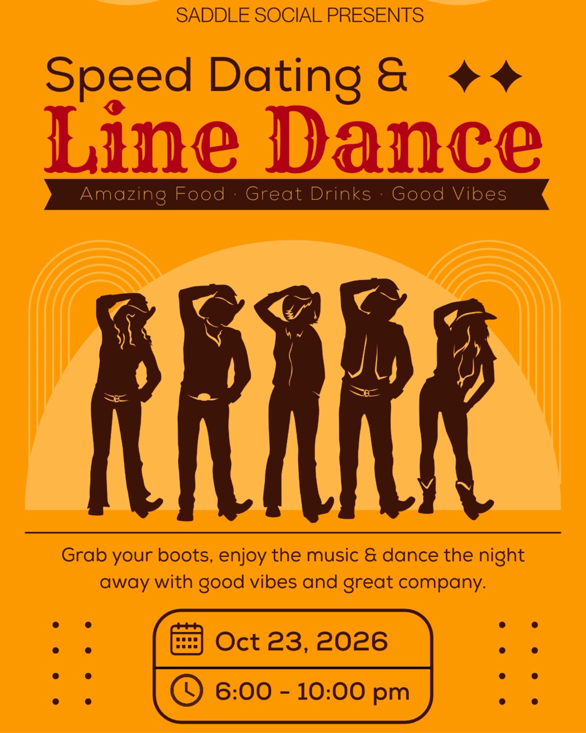 Speed Dating & Line Dance