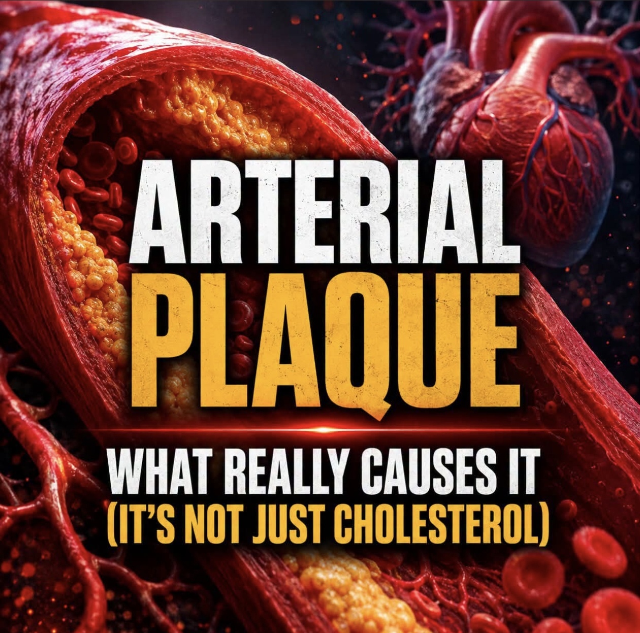 The Real Cause of Heart Attacks: Understanding Atherosclerosis & Arterial Health