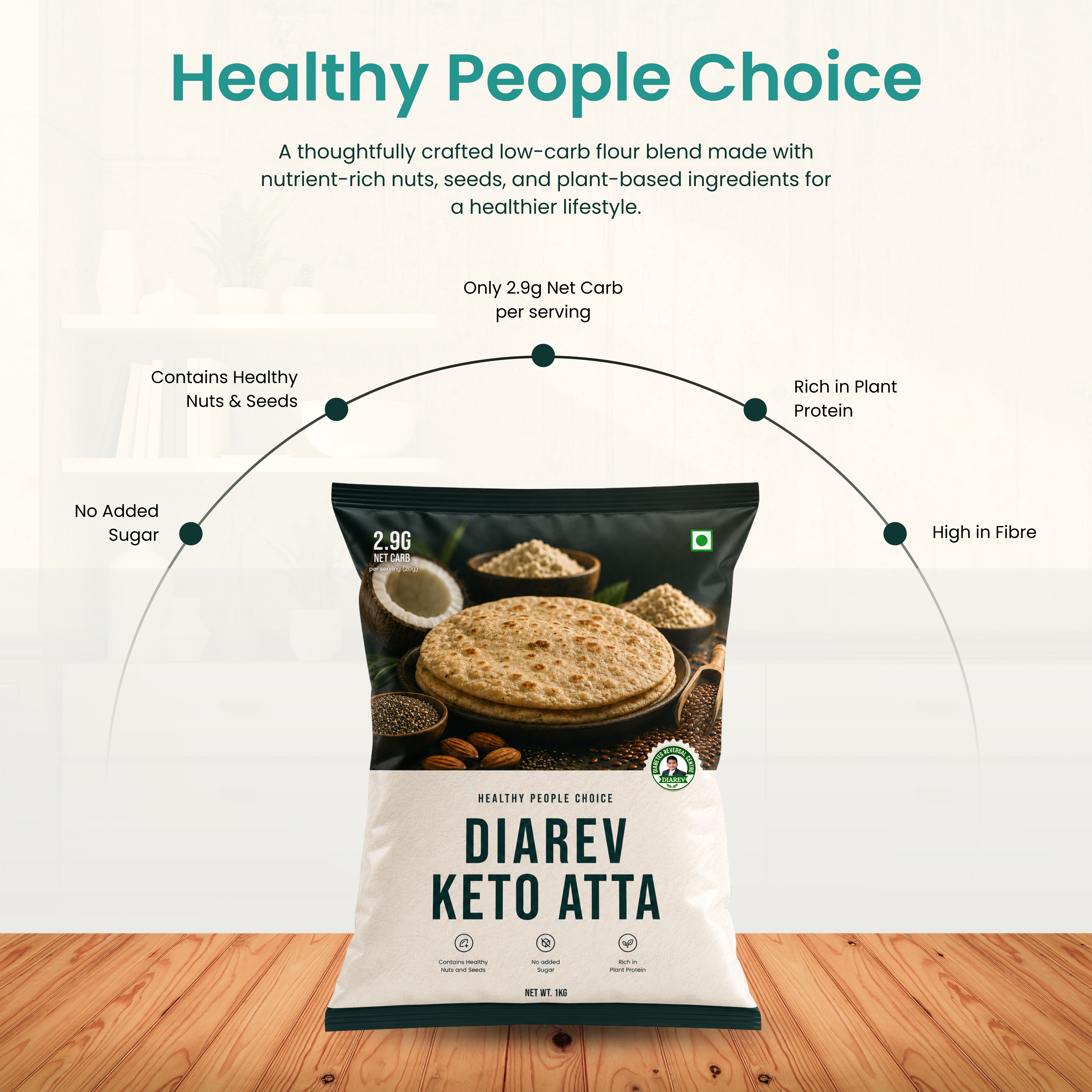 Diarev Keto Atta thumbnail 3