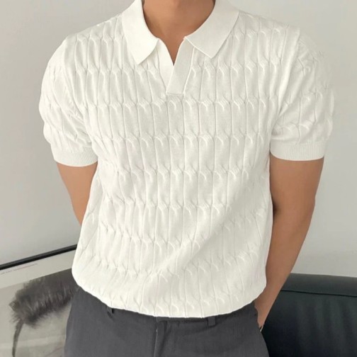 mens-white-knitted-polo-shirt-stylish