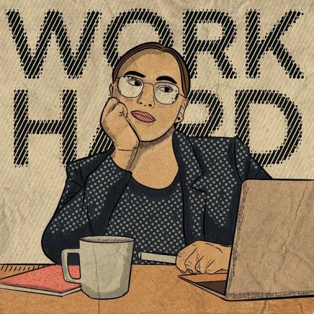 cartoon-women-working-with-computer