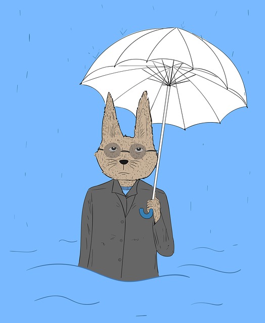 cartoon-cat-holding-umbrella