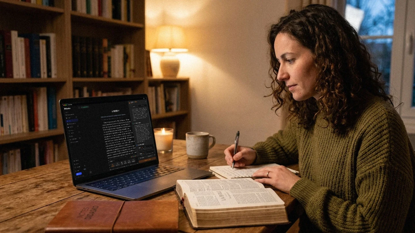 Comprendre un passage biblique avec l’assistant IA de Didasko