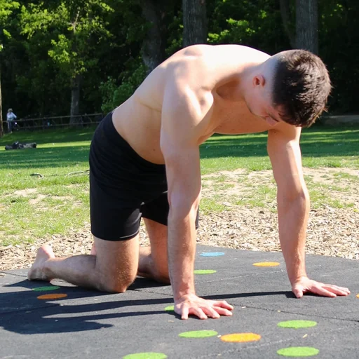 Quadruped Scapular Push Ups