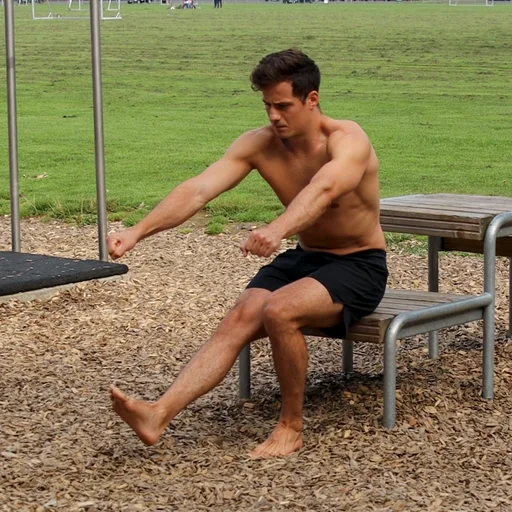 Pistol Squat To Box, Sit Downs