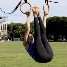 Toes To Rings with gym rings