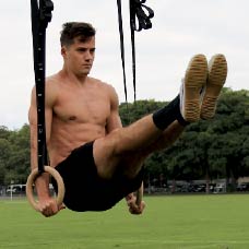 Leg Raises on the rings