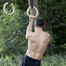 One Arm Pull Ups, One Arm Chin Ups with gym rings