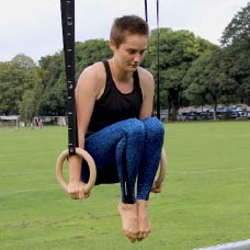 Knee Raises with gym rings