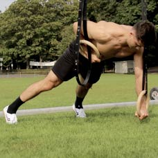 Renegade Rows with gym rings