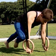 Mountain Climbers with Gym Rings