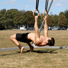 Hamstring Curls with gym rings