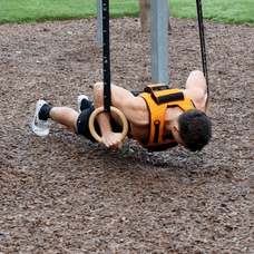 Weighted Ring Push Ups