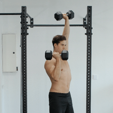 Shoulder Press Alternating with dumbbells