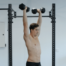 Shoulder Press with dumbbells