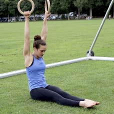 Seated Pull-Ups on Gymnastic Rings: The Next Step Towards Your First Full Pull-Up