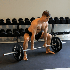 Sumo Deadlift with a barbell