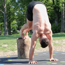 Unterstützter Handstand