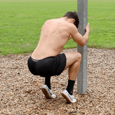 Wadenheben in der Hocke, Squat Calf Raise