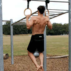 Weighted Ring Pull Ups