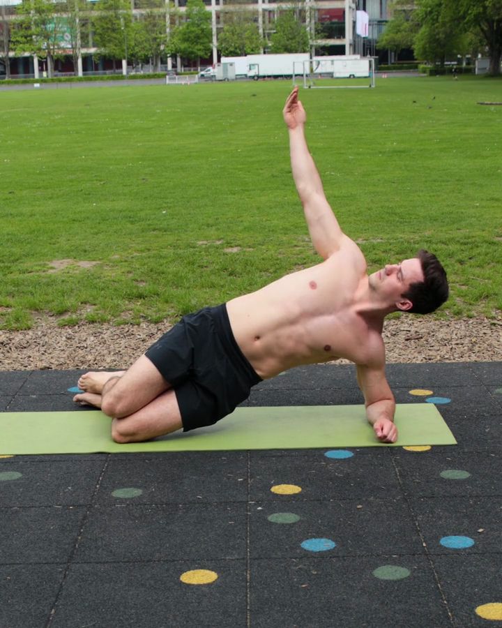 Easy Side Plank Rotation