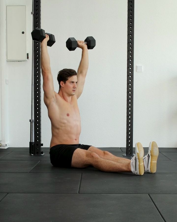 Z Press with dumbbells