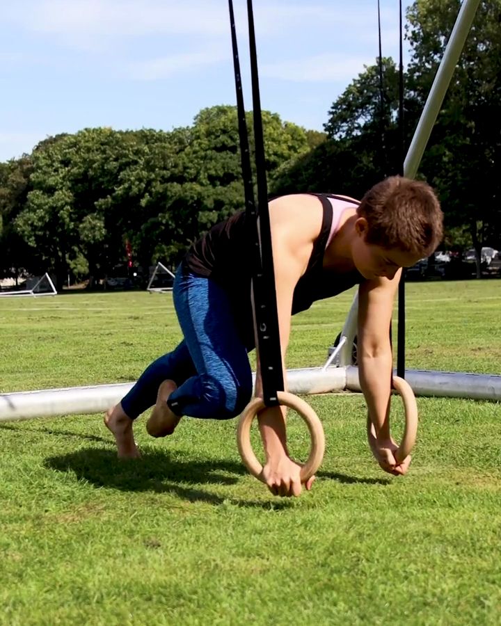 Mountain Climbers with Gym Rings