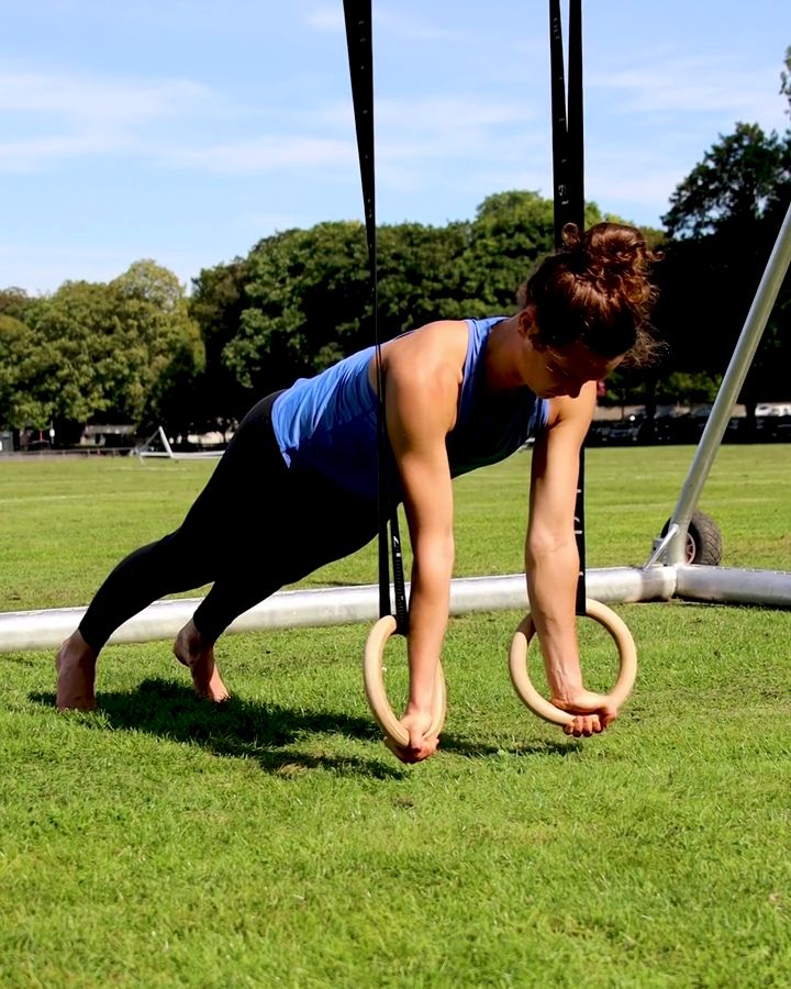 Push Up Hold RTO with gym rings