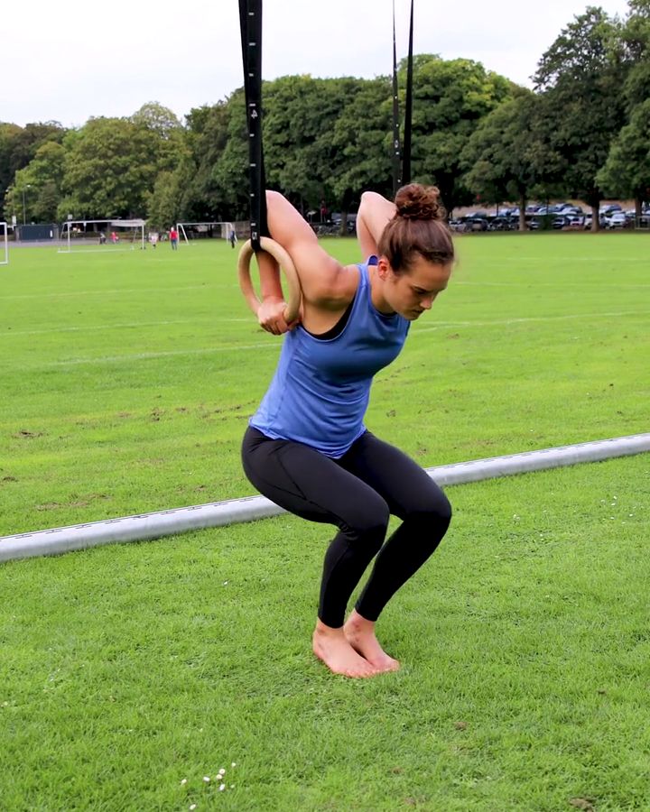 Assisted Dips with gym rings