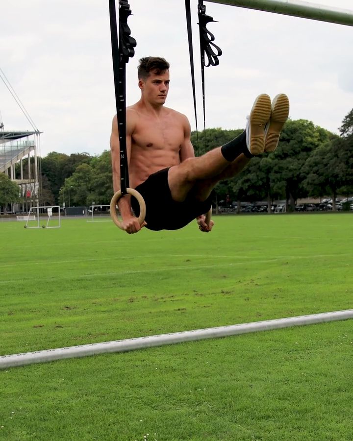 Leg Raises on the rings