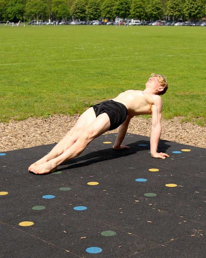 Advanced Reverse Plank