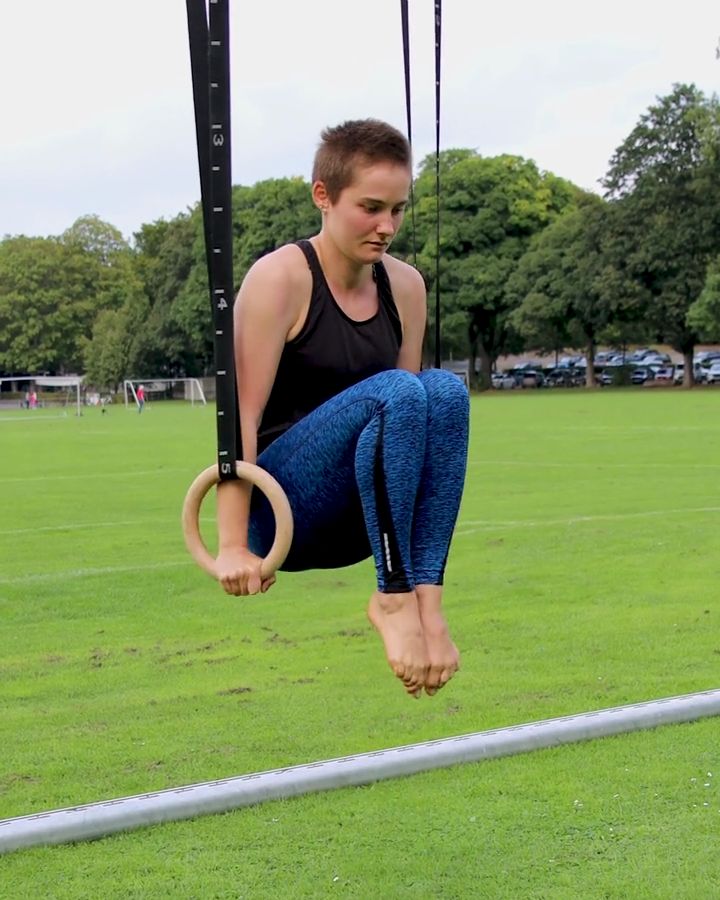 Knee Raises with gym rings