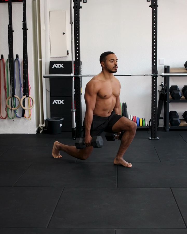 Dumbbell Lunges